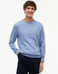 TOMMY HILFIGER HERREN PULLOVER PIMA ORG CTN CASHMERE CREW NECK