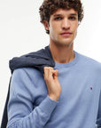 TOMMY HILFIGER HERREN PULLOVER PIMA ORG CTN CASHMERE CREW NECK