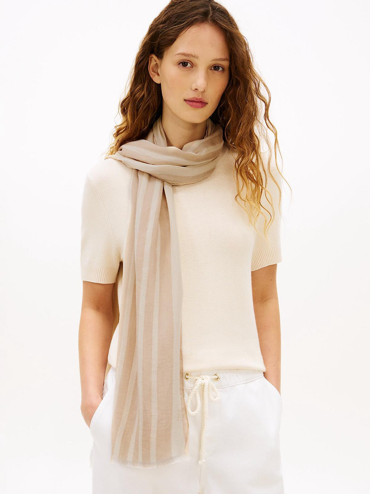 SCIARPA TOMMY HILFIGER DONNA TH ELEVATED CHIC SCARF
