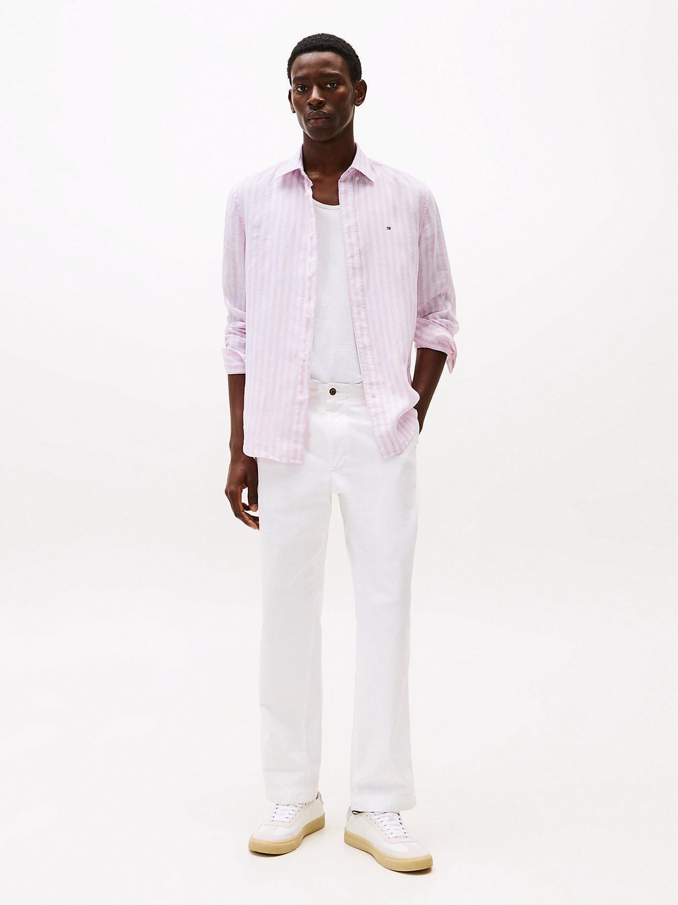 CAMICIA LINO TOMMY HILFIGER UOMO