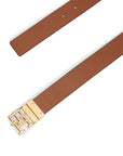 CINTURA REVERSIBILE TOMMY HILFIGER DONNA TH LOGO REV 3.0 PEEBLE