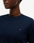 T-SHIRT TOMMY HILFIGER DONNA INTERLOCK BOXY C-NK SS TEE