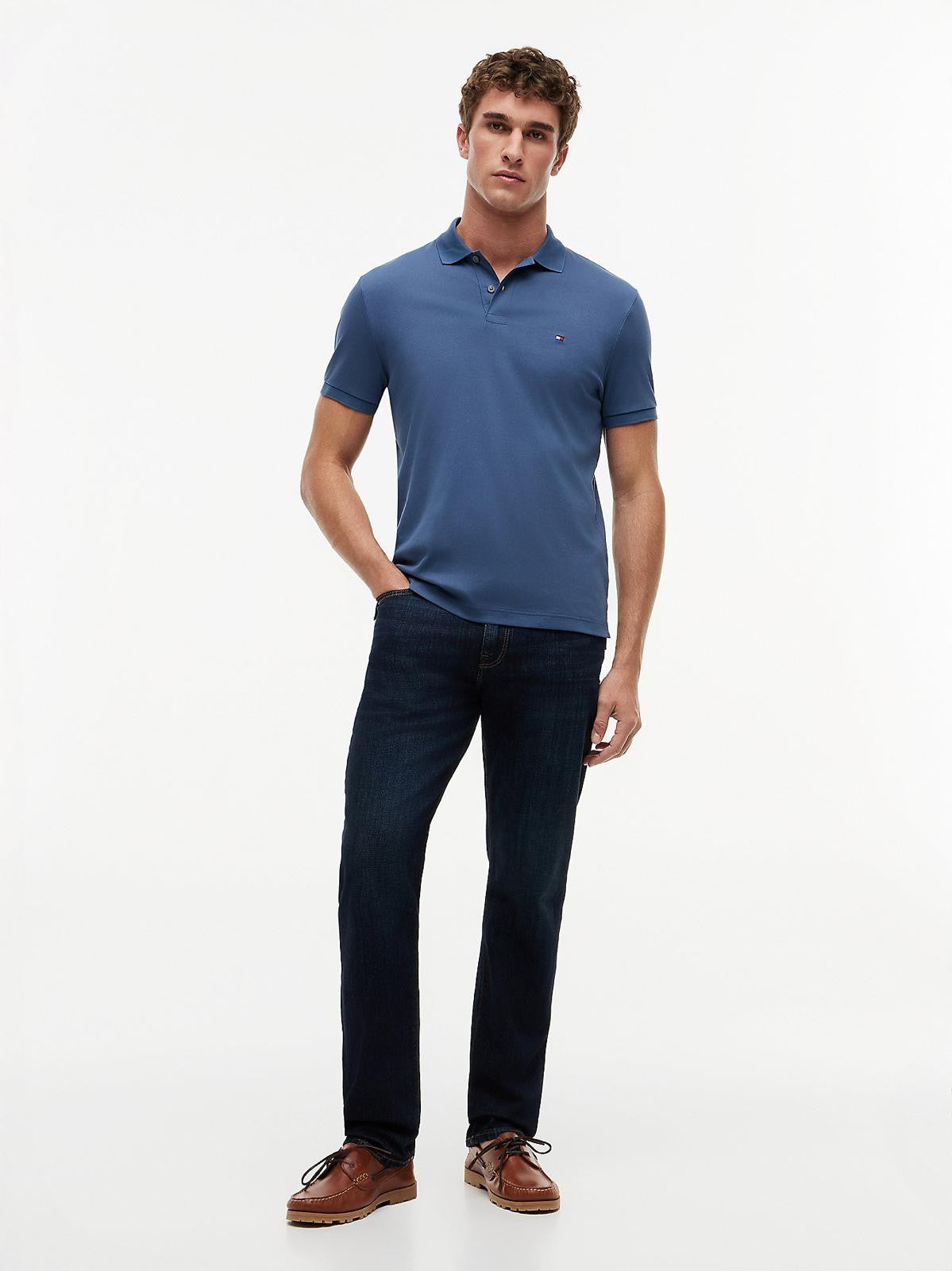 POLO TOMMY HILFIGER UOMO LIQUID COTTON REG SEASONAL POLO