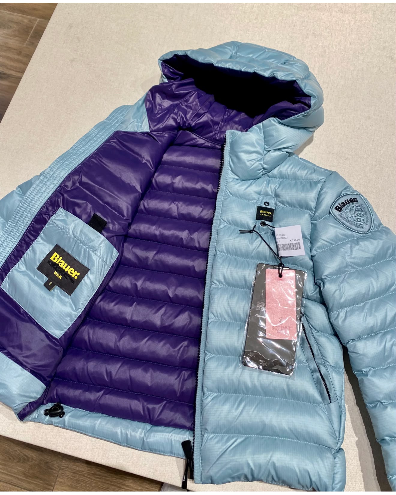 BLAUER KINDERJACKE ADAMS JUNIOR