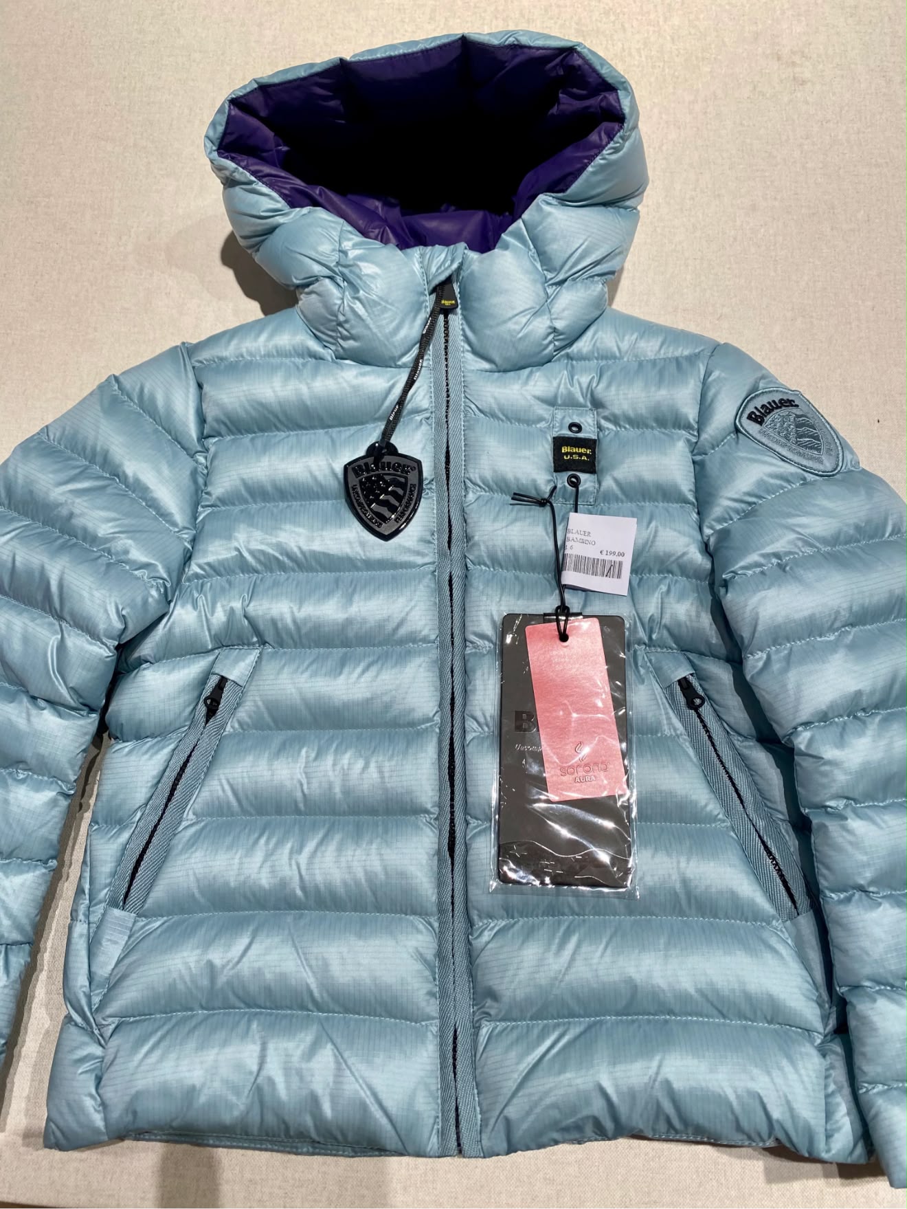BLAUER KINDERJACKE ADAMS JUNIOR
