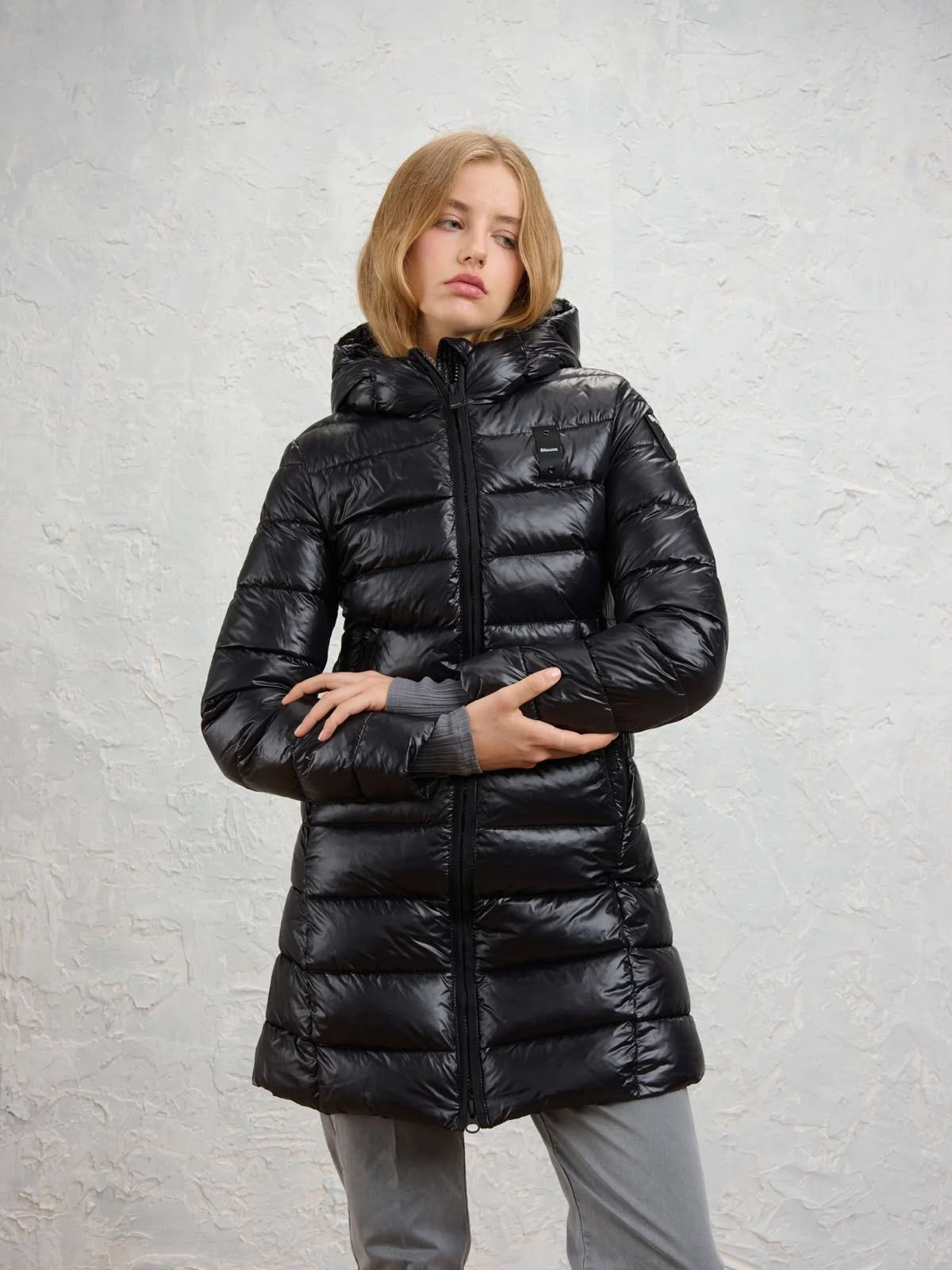 GIUBBINO LUNGO BLAUER DONNA ADELAIDE