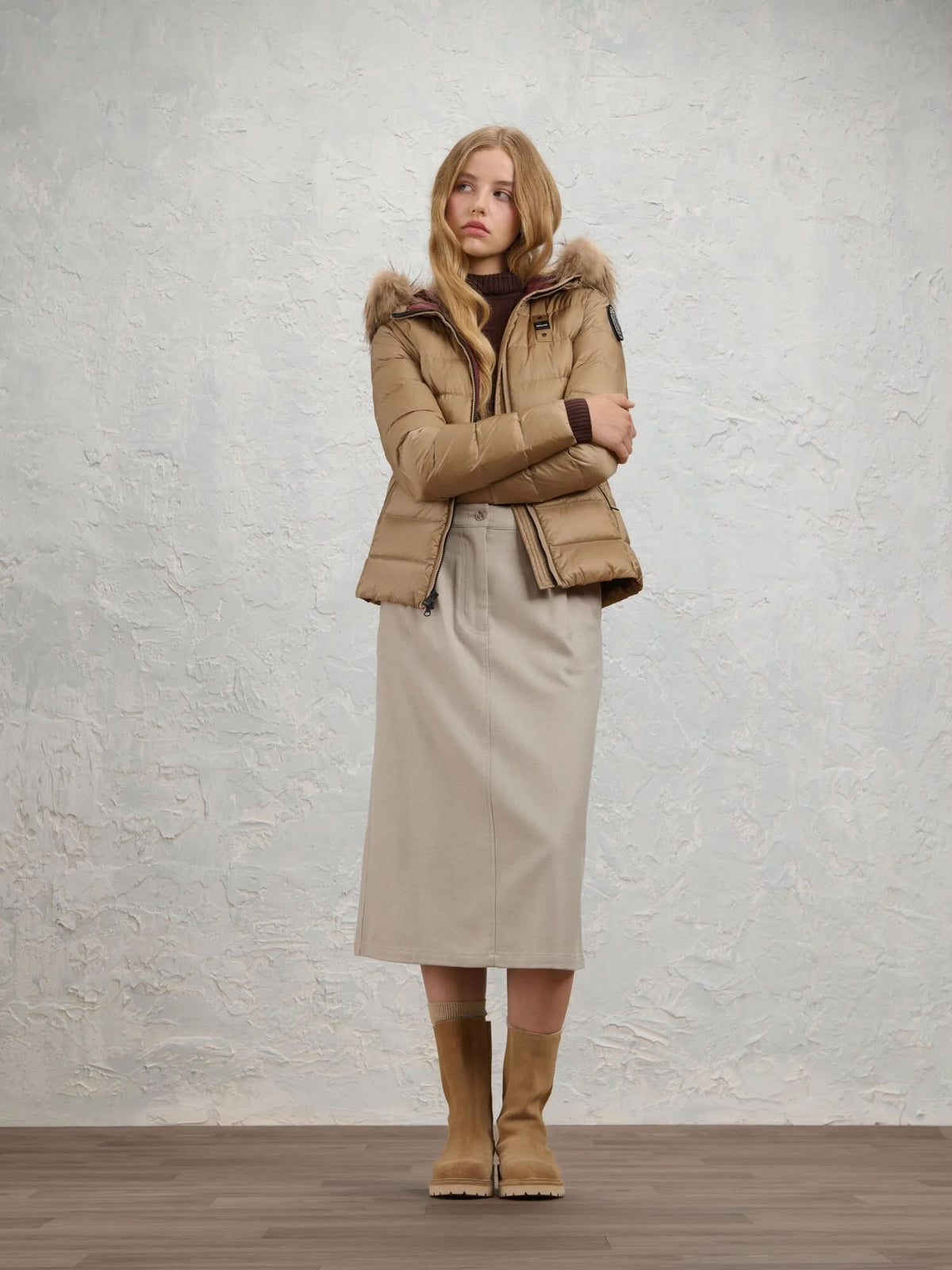 BLAUER WOMEN'S ARCADIA FAUX FUR JACKET