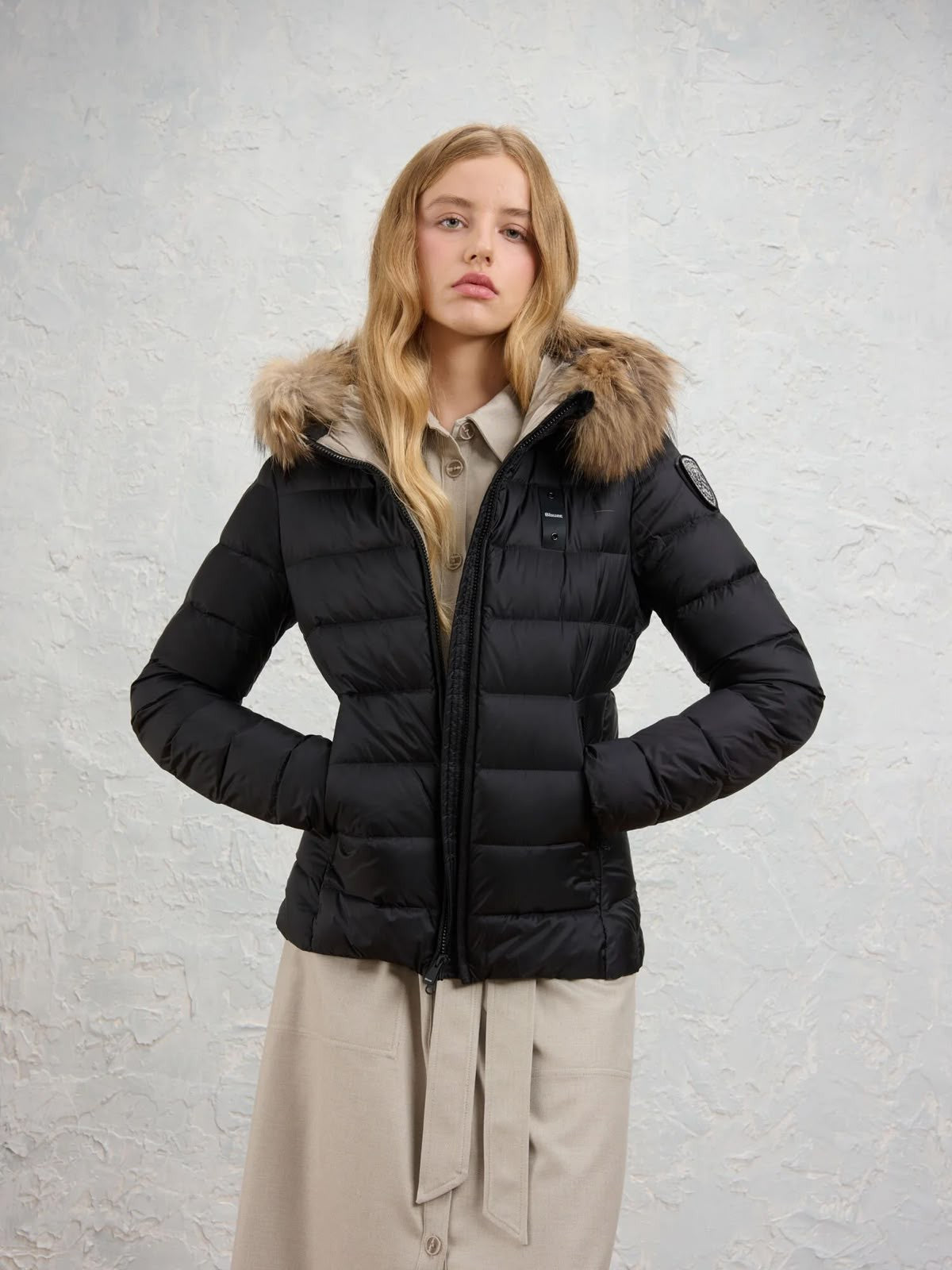 GIUBBINO CON PELLICCIA BLAUER DONNA ARCADIA