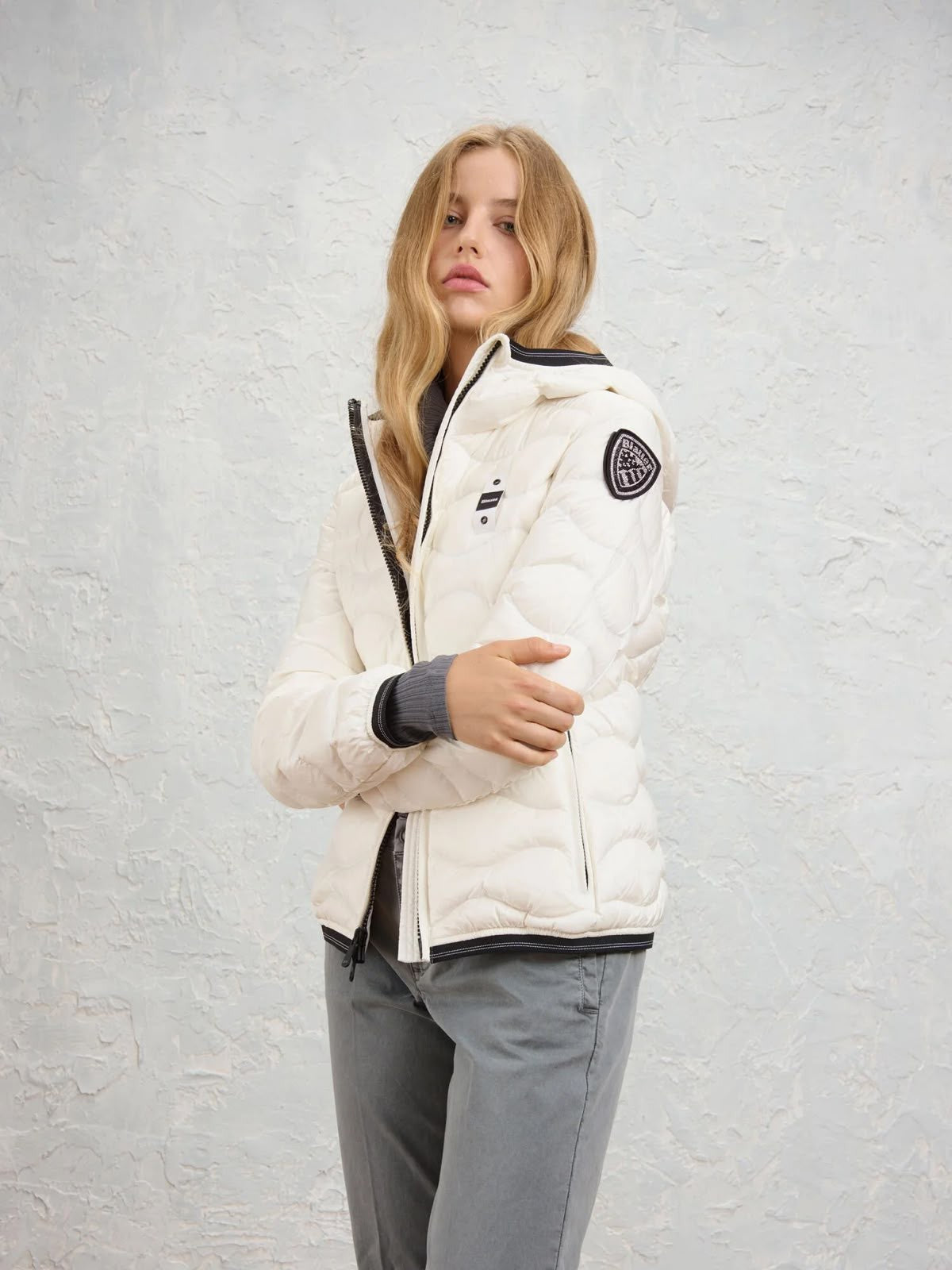GIUBBINO BLAUER DONNA CAMELIA