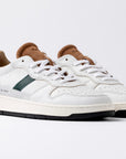 SCARPE D.A.T.E. UOMO COURT 2.0 VINTAGE WHITE-CUOIO