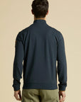 FELPA AERONAUTICA MILITARE UOMO FULL ZIP CON SCIE TRICOLORI FE2088