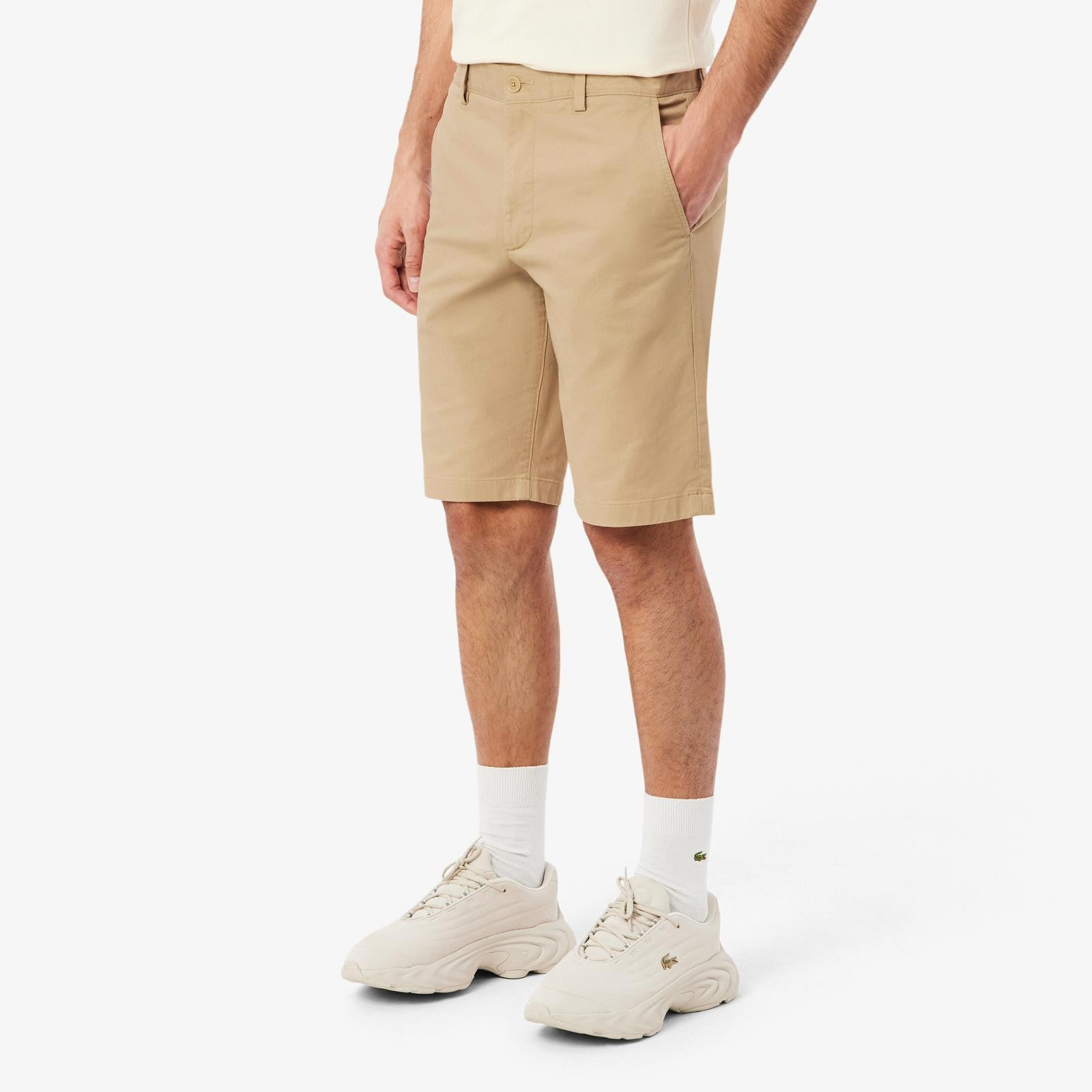 BERMUDA IN COTONE LACOSTE UOMO