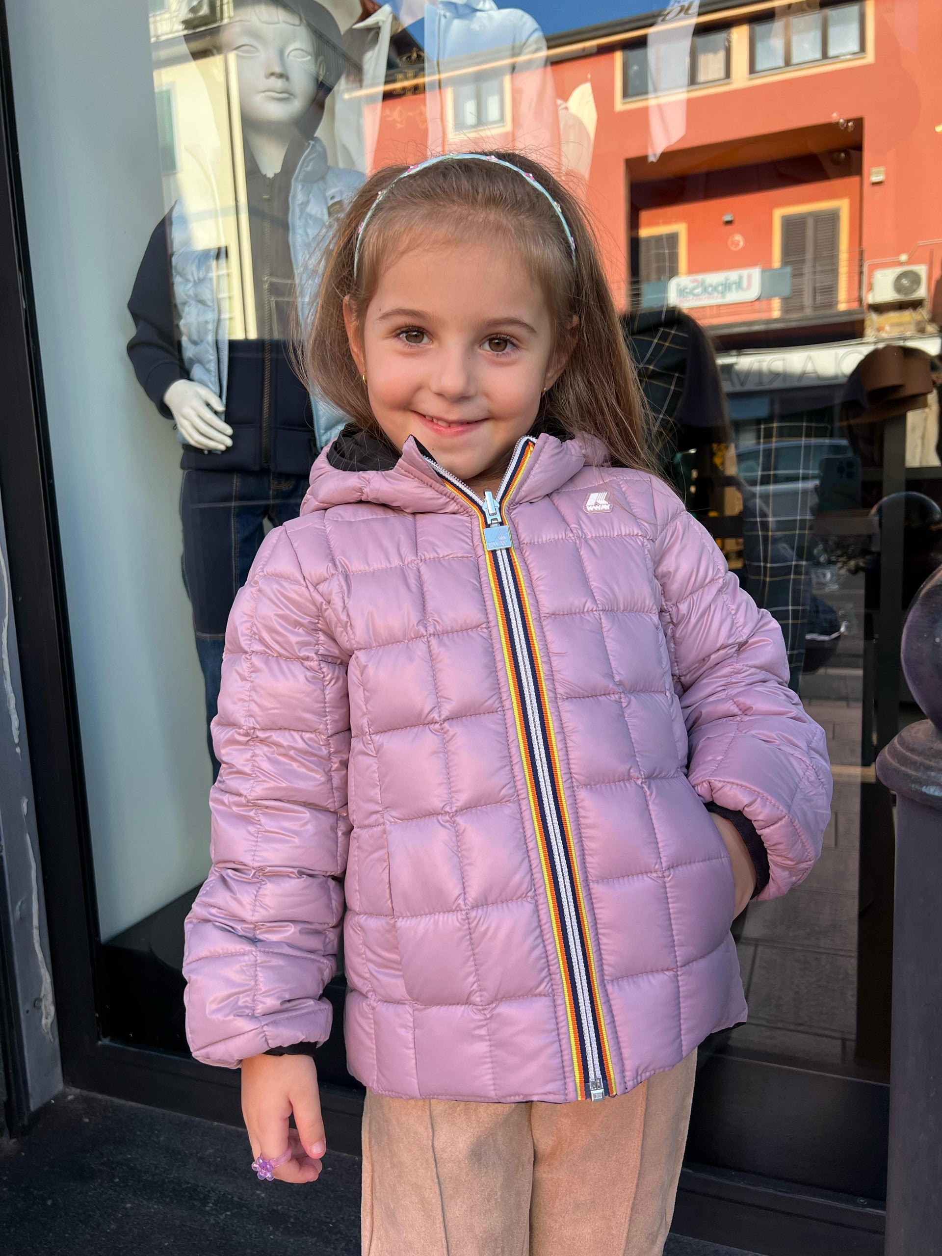 Piumino K K Way Giacchetto Donna K Way Orsetto Bambina GIUBBINO