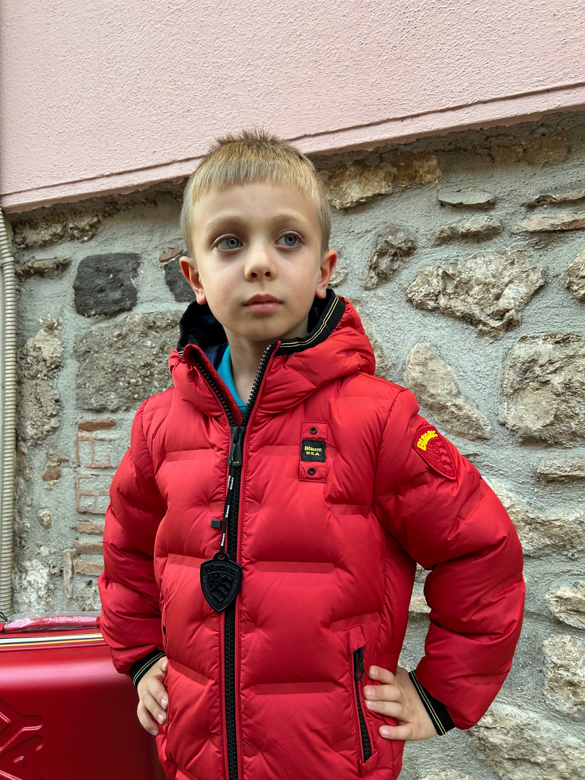 GIUBBINO BLAUER BAMBINO HEMISPHERE VAIRANO