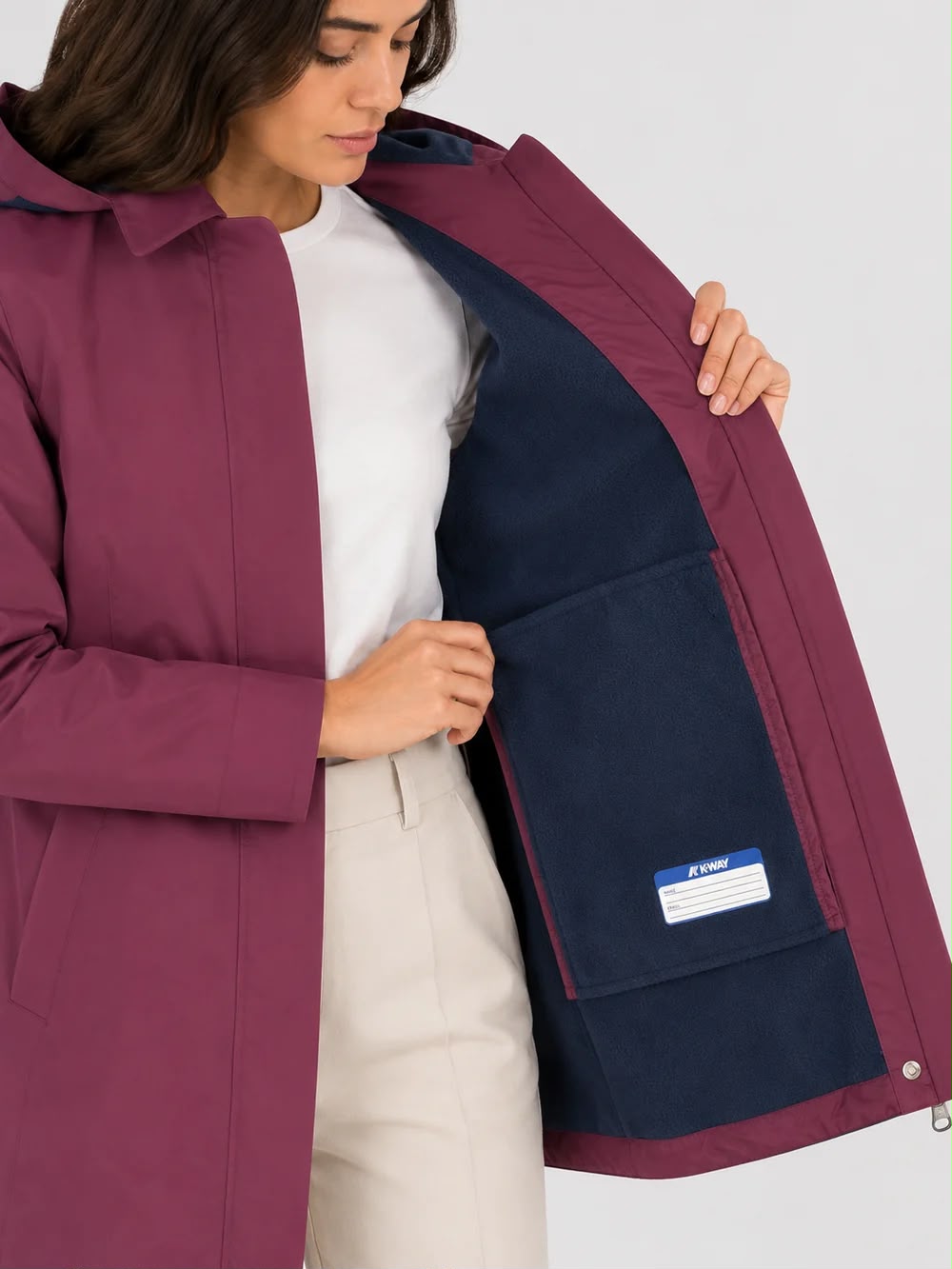GIUBBINO K-WAY DONNA MATHY BONDED