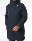 GIUBBINO LUNGO K-WAY UOMO THOMAS MICRO CANVAS