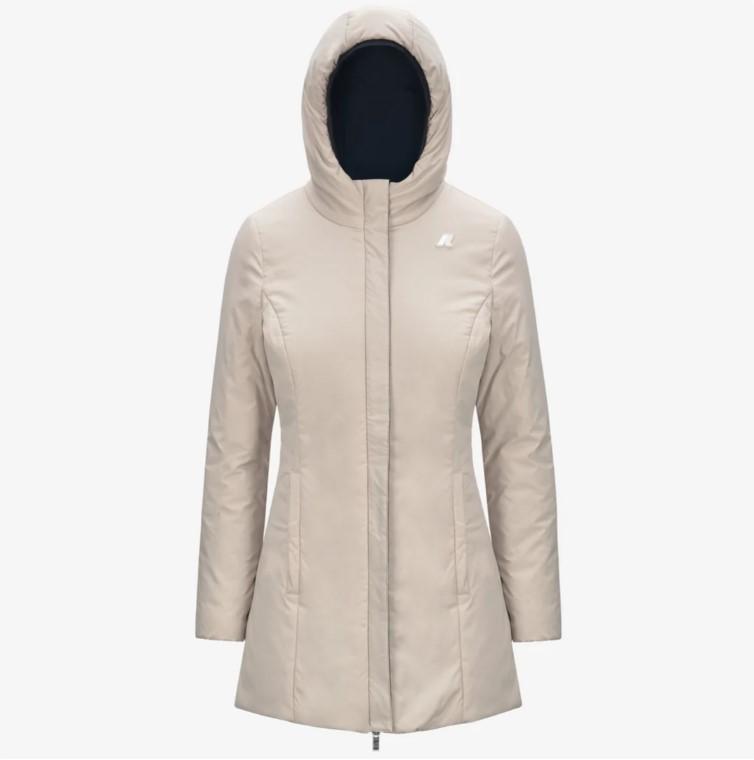 GIUBBINO LUNGO REVERSIBILE K-WAY DONNA