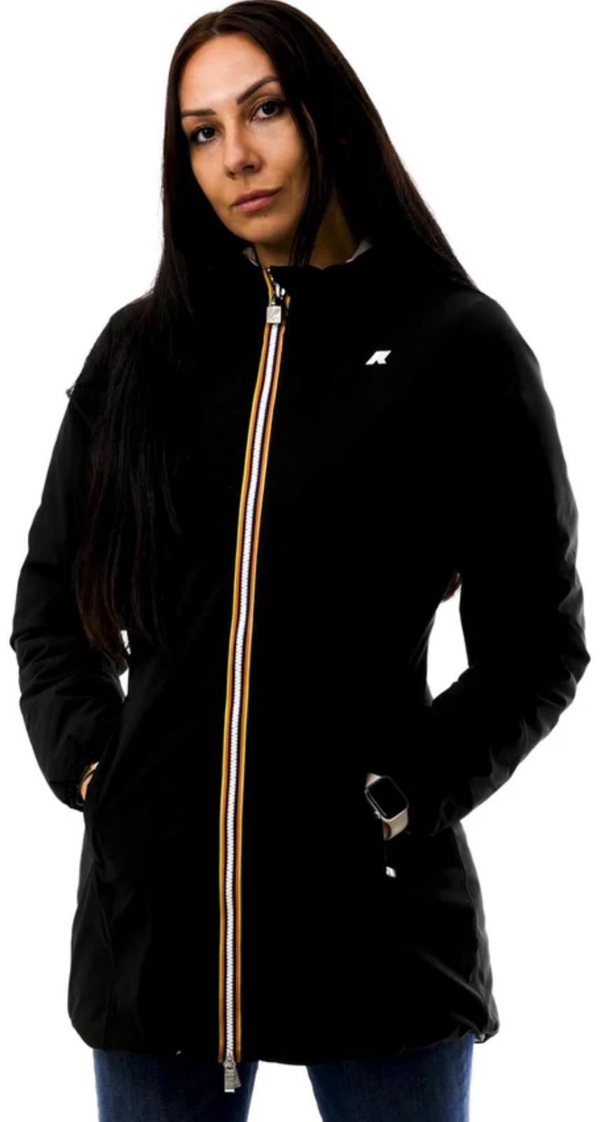GIUBBINO LUNGO REVERSIBILE K-WAY DONNA