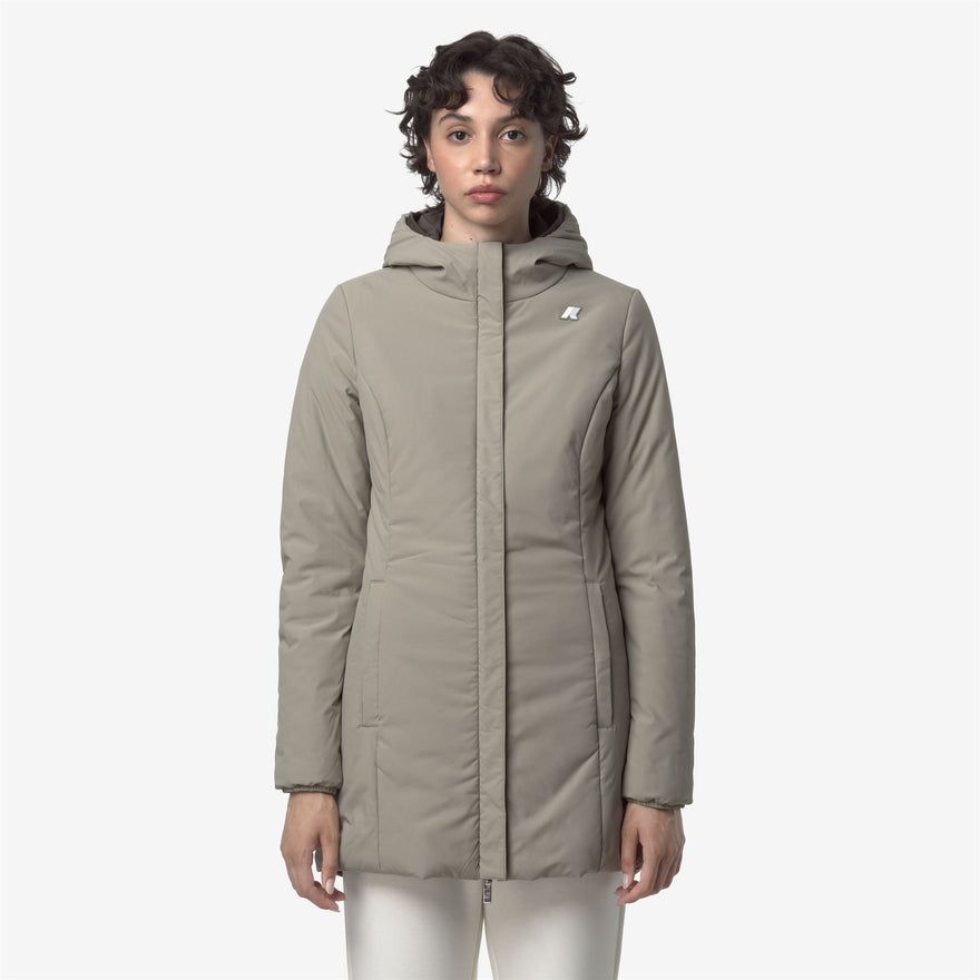 GIUBBINO LUNGO REVERSIBILE K-WAY DONNA