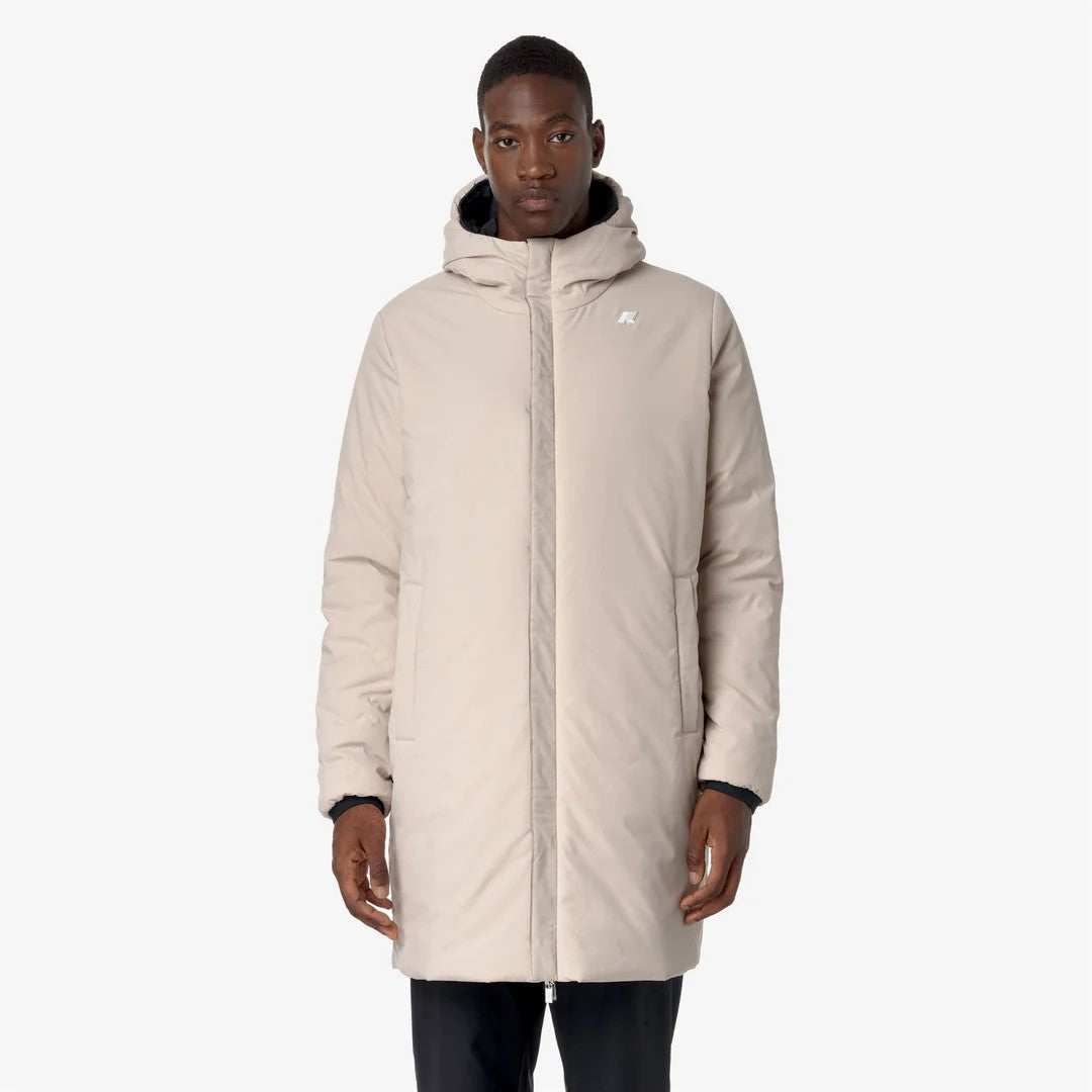GIUBBINO LUNGO REVERSIBILE K-WAY UOMO