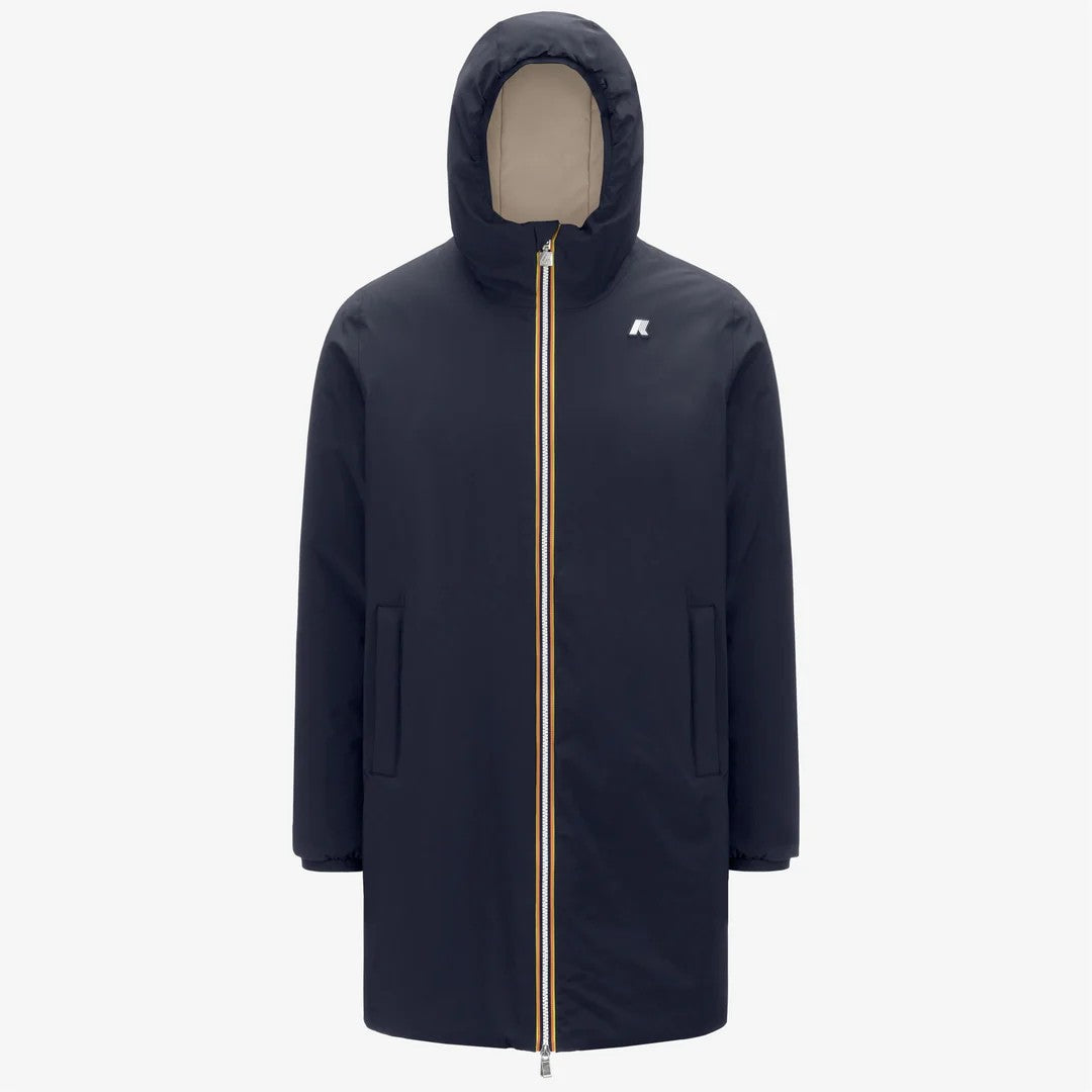 GIUBBINO LUNGO REVERSIBILE K-WAY UOMO