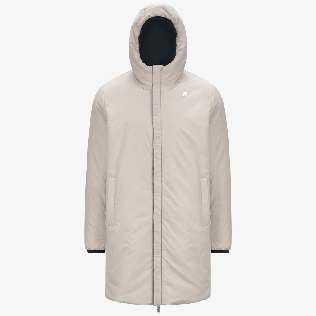 GIUBBINO LUNGO REVERSIBILE K-WAY UOMO