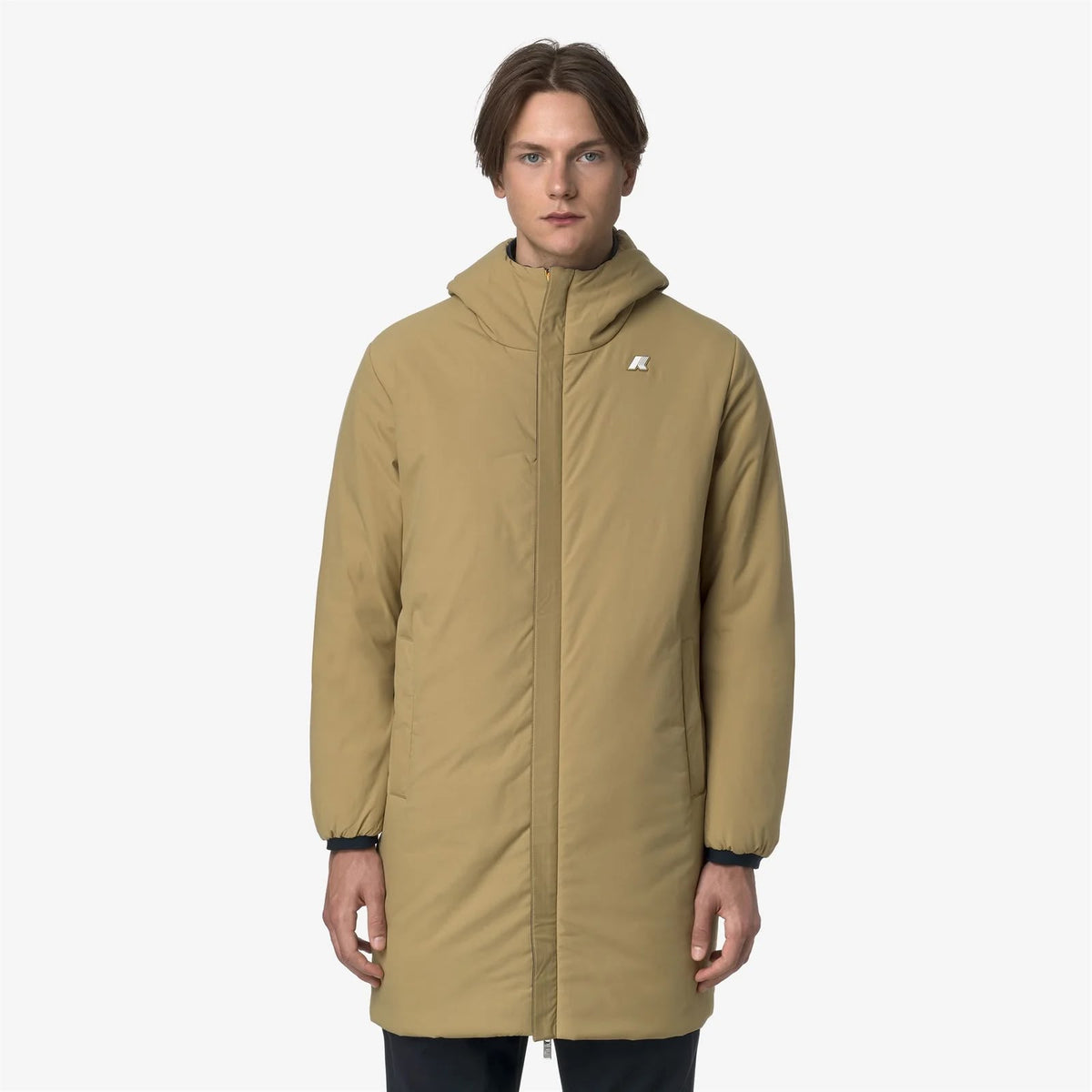 K-WAY MEN'S JACOB ST WARM DOUBLE REVERSIBLE LONG JACKET