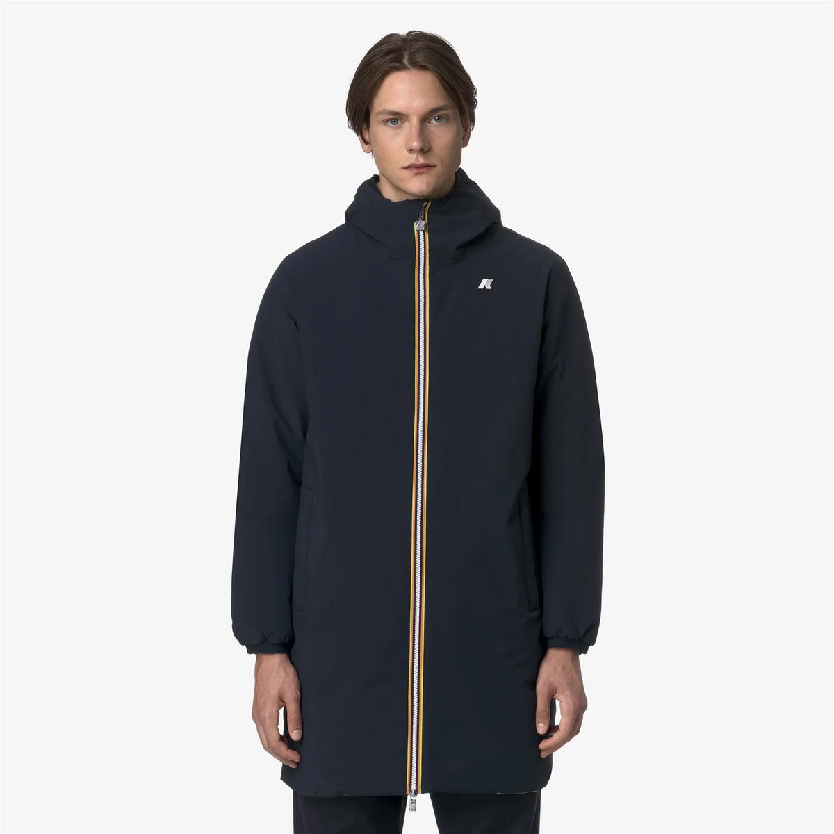 K-WAY MEN'S JACOB ST WARM DOUBLE REVERSIBLE LONG JACKET