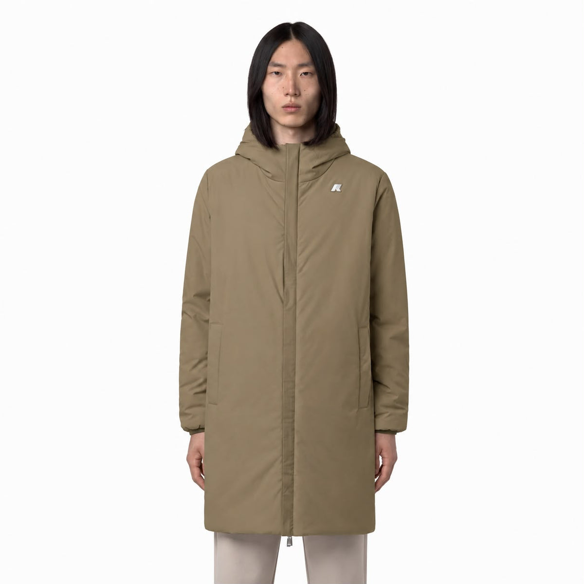 K-WAY MEN'S JACOB ST WARM DOUBLE REVERSIBLE LONG JACKET