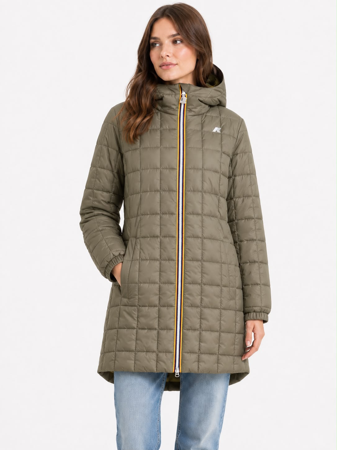GIUBBINO LUNGO REVERSIBILE K-WAY DONNA DENISE ST THERMO DOUBLE
