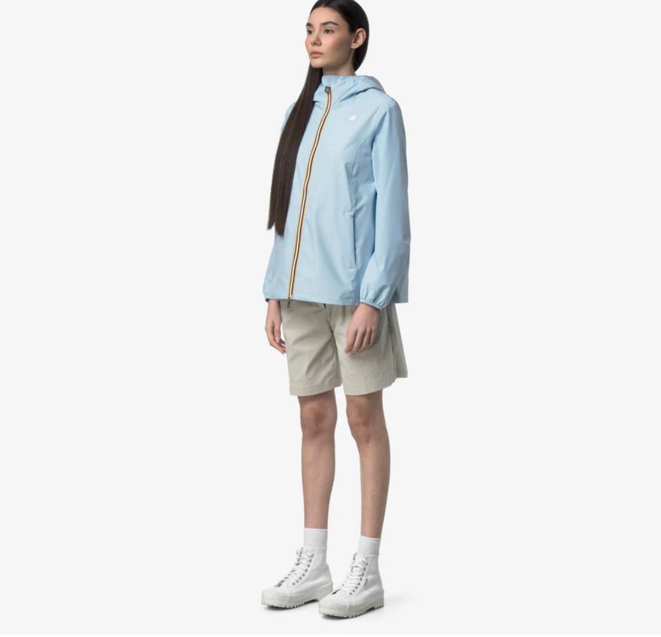GIUBBINO K-WAY DONNA PRIMAVERILE MARGUERITE STRETCH POLY JERSEY