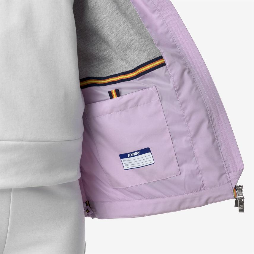 GIUBBINO K-WAY DONNA PRIMAVERILE MARGUERITE STRETCH POLY JERSEY