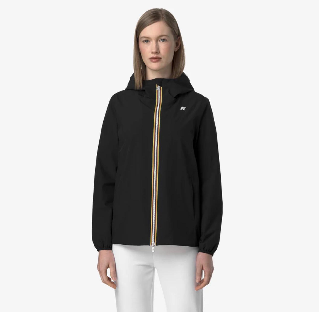 GIUBBINO K-WAY DONNA PRIMAVERILE MARGUERITE STRETCH POLY JERSEY