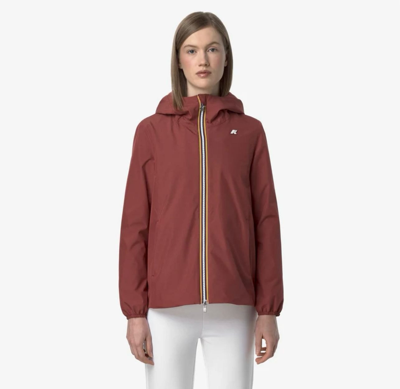 GIUBBINO K-WAY DONNA PRIMAVERILE MARGUERITE STRETCH POLY JERSEY
