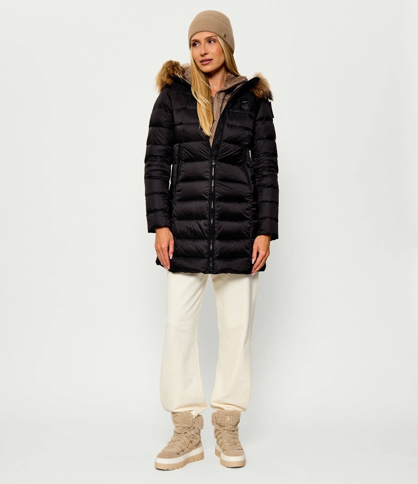 GIUBBINO LUNGO CON PELLICCIA BLAUER DONNA KRISTIN