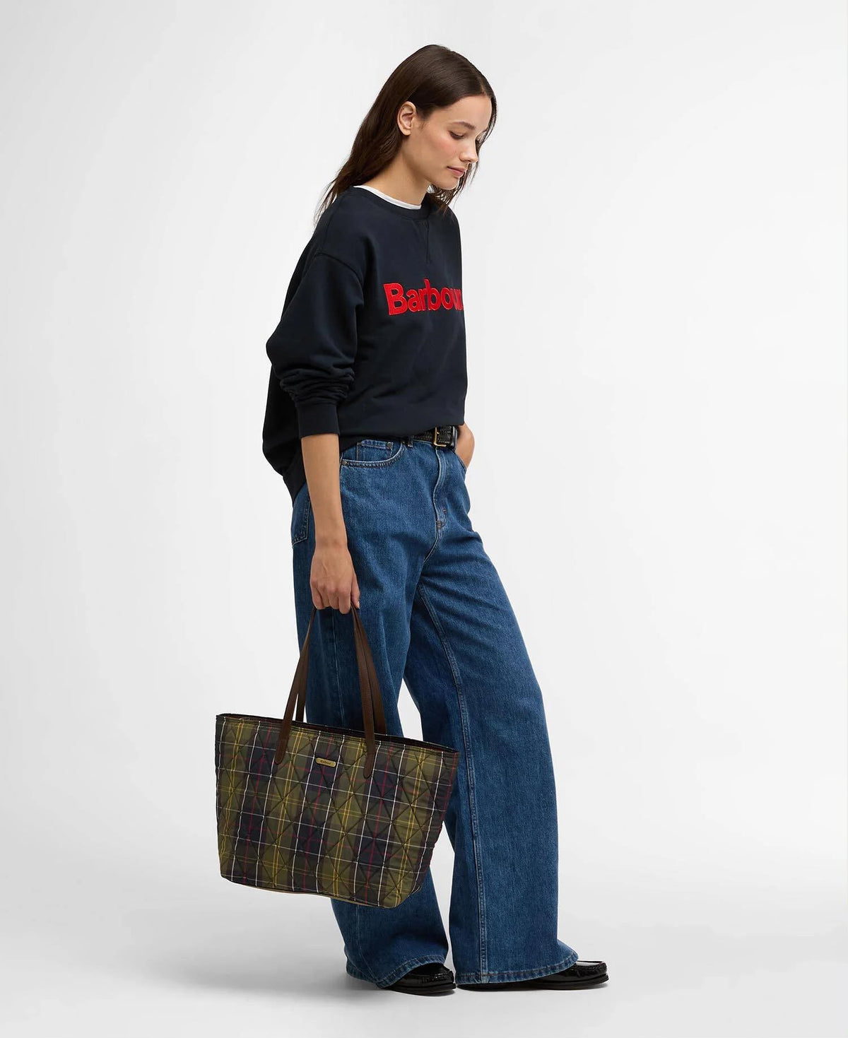 BORSA BARBOUR DONNA TOTE WETHERHAM TARTAN