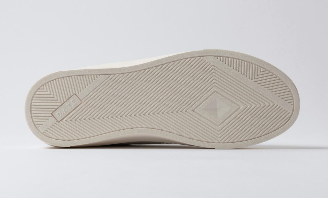 D.A.T.E. UOMO LEVANTE CALF WHITE-BLACK