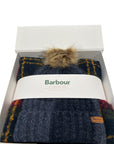 BARBOUR SALTBURN TARTAN UNISEX SCARF AND HAT SET