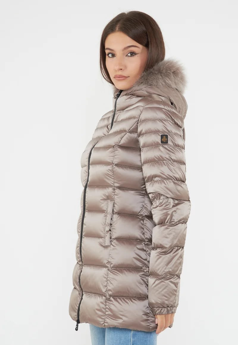 GIUBBINO LUNGO CON PELLICCIA REFRIGIWEAR DONNA LONG MEAD FUR JACKET
