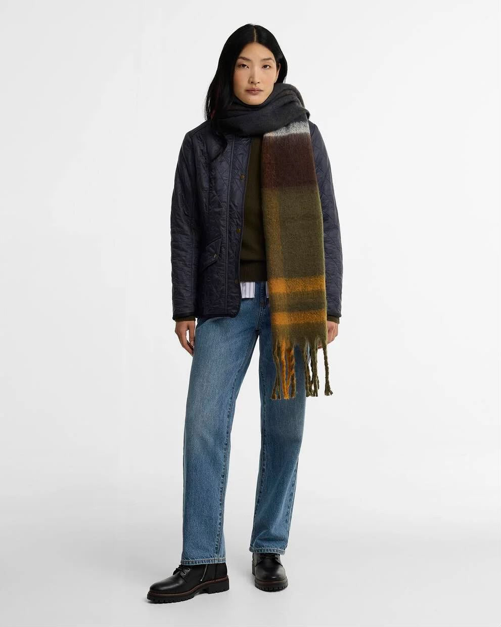 SCIARPA BARBOUR DONNA ISLA TARTAN BOUCLE
