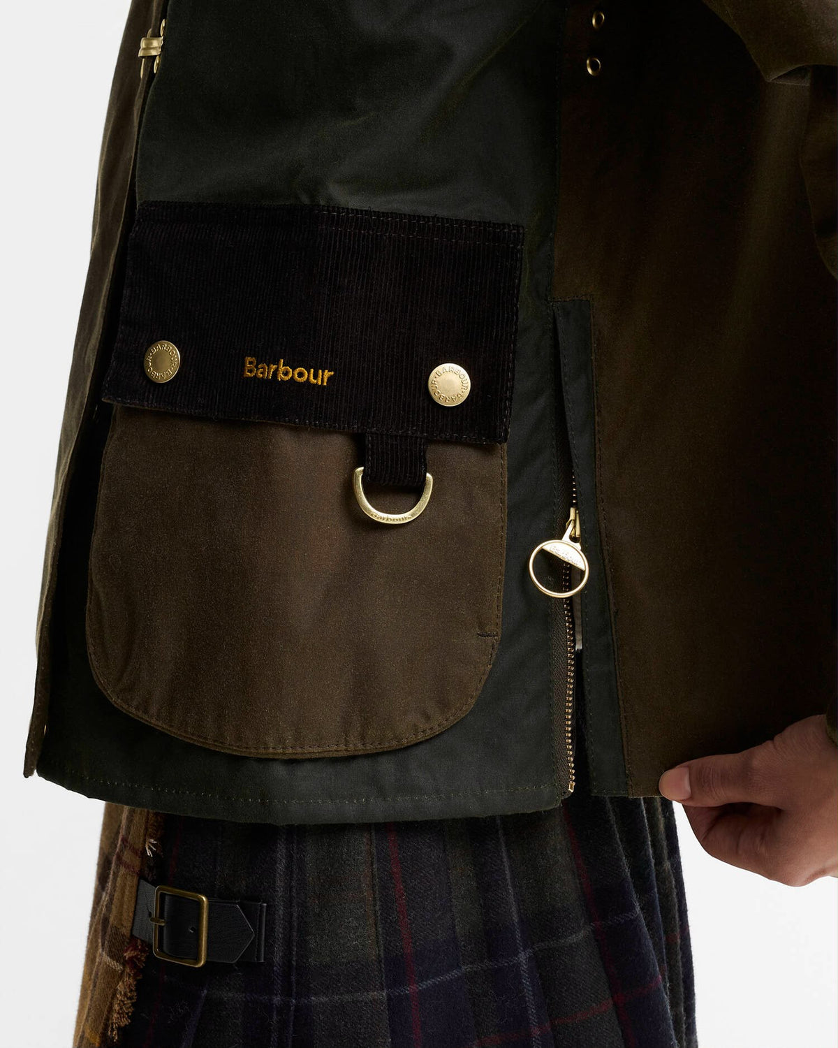 GIUBBINO BARBOUR DONNA CERATO HAZELWOOD
