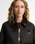 GIUBBINO BARBOUR DONNA CERATO TRAPUNTATO SPEY IN TARTAN REIMAGINED ICONS