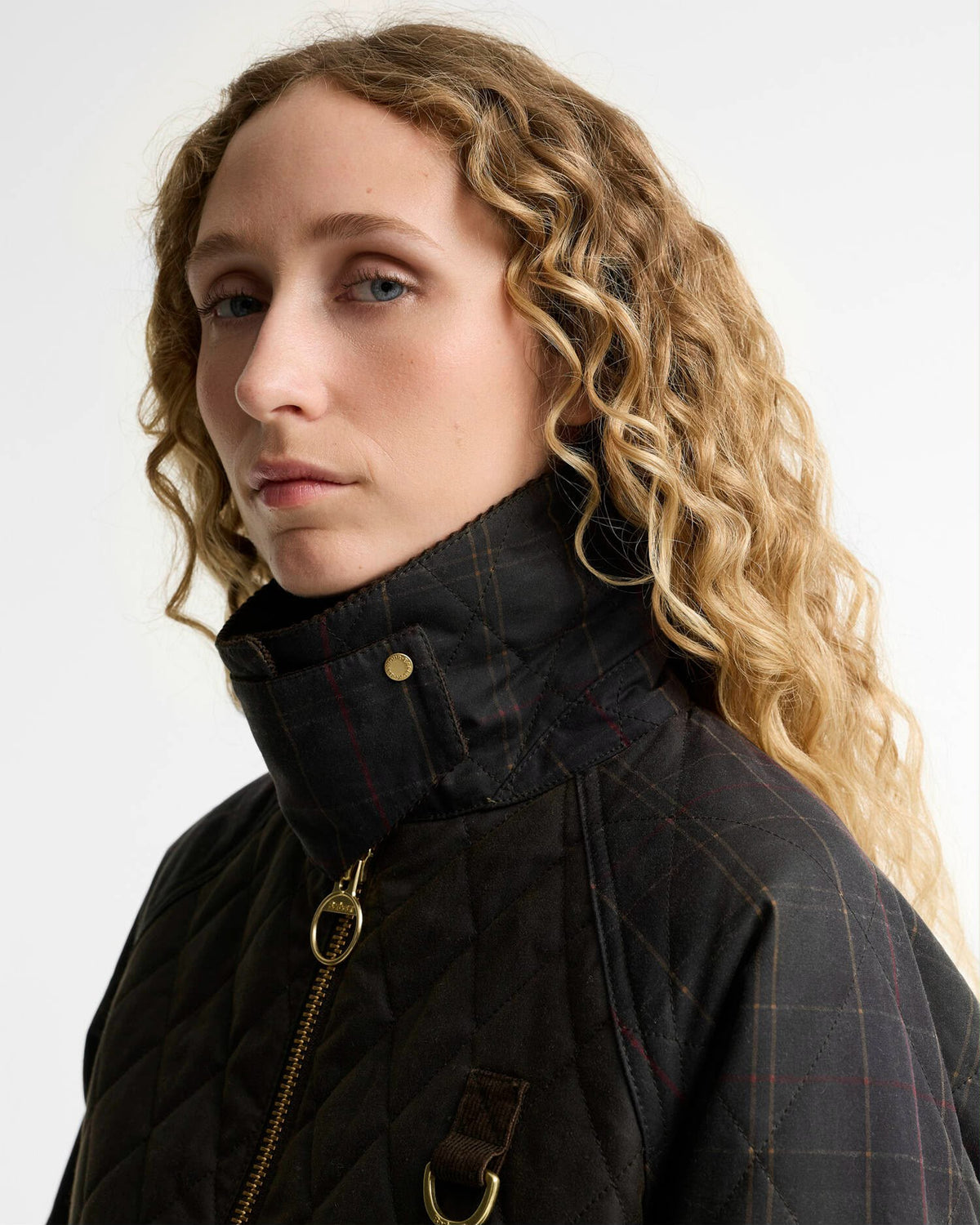 GIUBBINO BARBOUR DONNA CERATO TRAPUNTATO SPEY IN TARTAN REIMAGINED ICONS