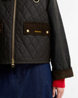 GIUBBINO BARBOUR DONNA CERATO TRAPUNTATO SPEY IN TARTAN REIMAGINED ICONS