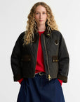 GIUBBINO BARBOUR DONNA CERATO TRAPUNTATO SPEY IN TARTAN REIMAGINED ICONS