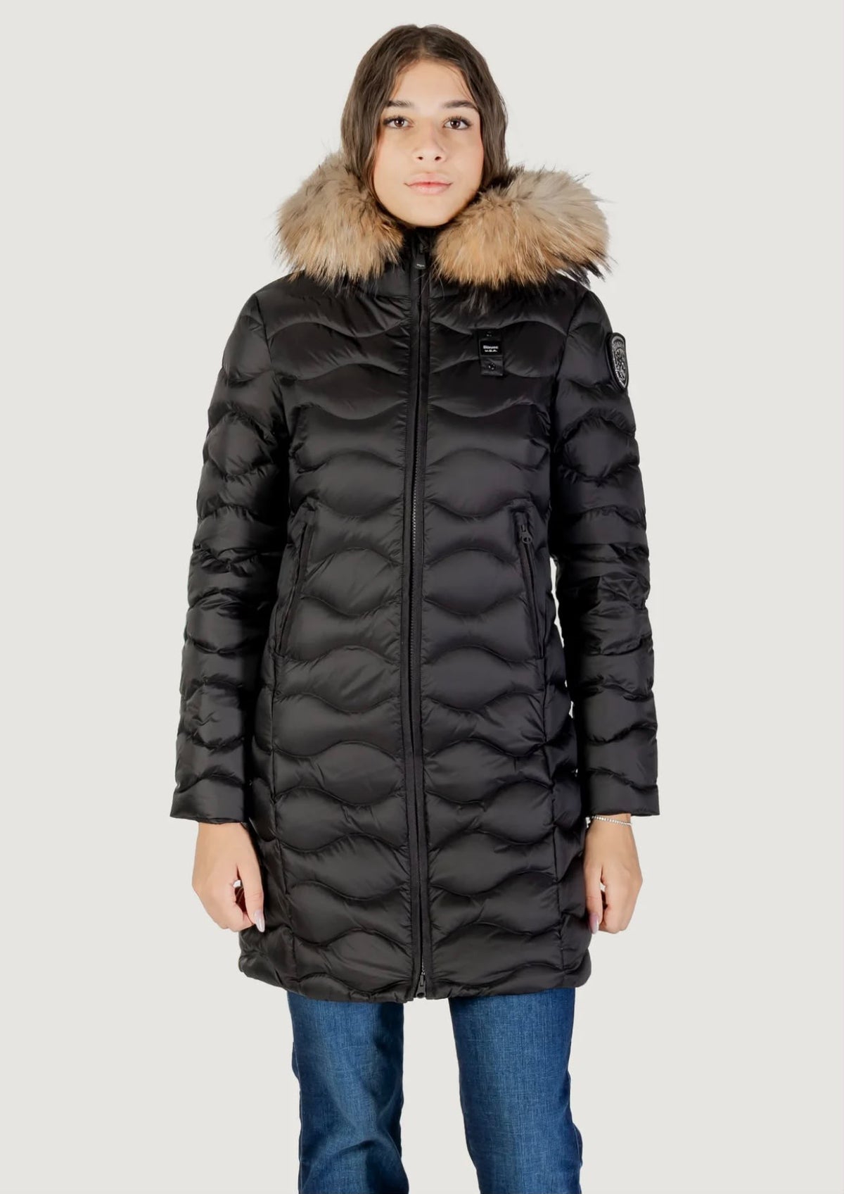 GIUBBINO LUNGO BLAUER DONNA CON PELLICCIA LYNEL