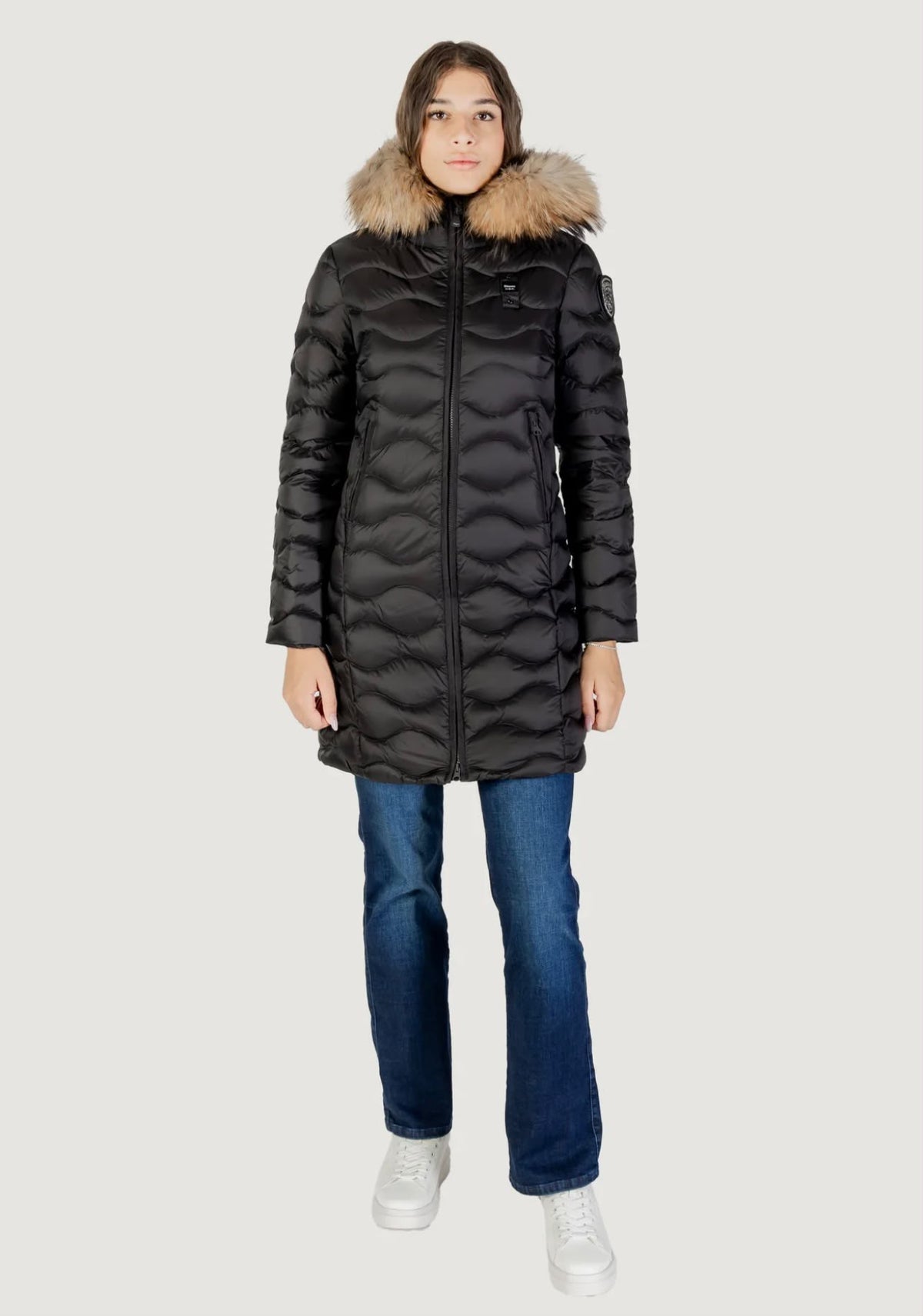 GIUBBINO LUNGO BLAUER DONNA CON PELLICCIA LYNEL