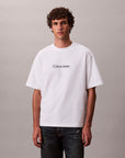 T-SHIRT CALVIN KLEIN UOMO SS RLXD STANDARD LOGO CREWNK TEE