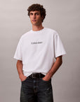 T-SHIRT CALVIN KLEIN UOMO SS RLXD STANDARD LOGO CREWNK TEE