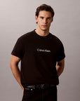 T-SHIRT CALVIN KLEIN UOMO SS RLXD STANDARD LOGO CREWNK TEE